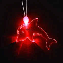 Light-Up Pendant Necklace - Dolphin