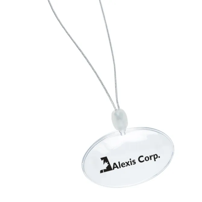 Light-Up Pendant Necklace - Oval