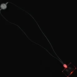 Light-Up Pendant Necklace - Rectangle