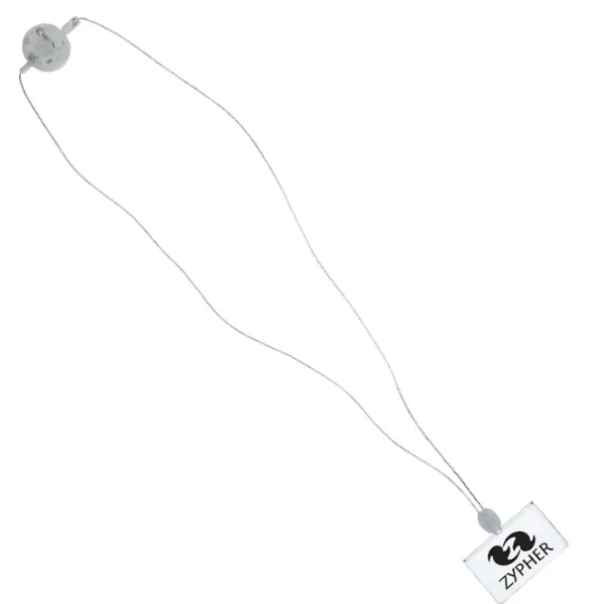 Light-Up Pendant Necklace - Rectangle