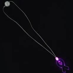 Light-Up Pendant Necklace - Ribbon