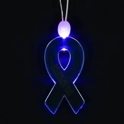 Light-Up Pendant Necklace - Ribbon