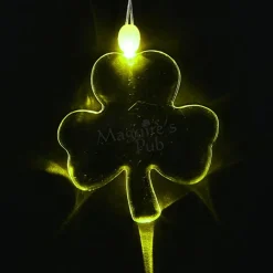 Light-Up Pendant Necklace - Shamrock