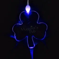 Light-Up Pendant Necklace - Shamrock