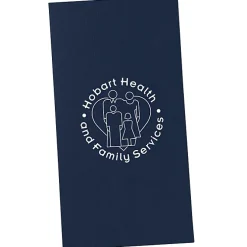 Linen Paper Two-Pocket Mini Folder - 9 1/2 inches x 5 inches