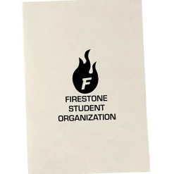 Linen Paper Two-Pocket Mini Folder - 8 3/4 inches x 6 inches
