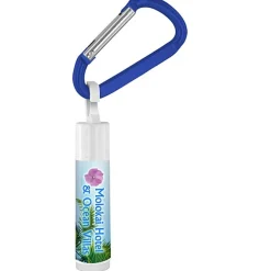 Lip Balm with Carabiner - Beach - 24 hr