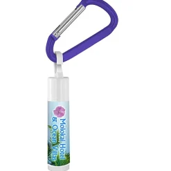 Lip Balm with Carabiner - Beach - 24 hr