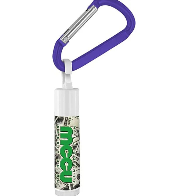 Lip Balm with Carabiner - Financial - 24 hr