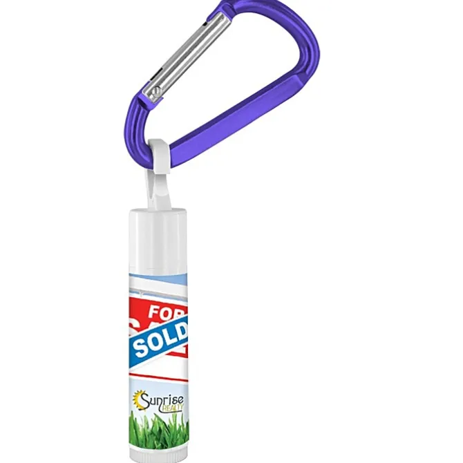 Lip Balm with Carabiner - For Sale