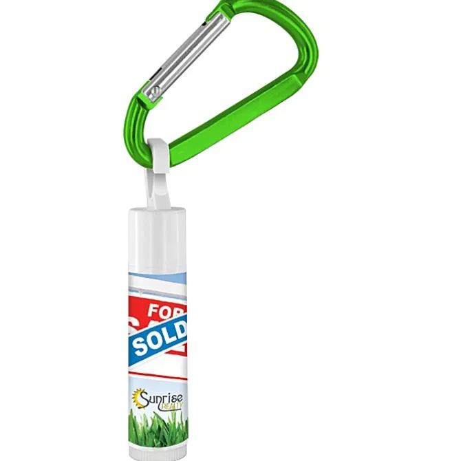 Lip Balm with Carabiner - For Sale