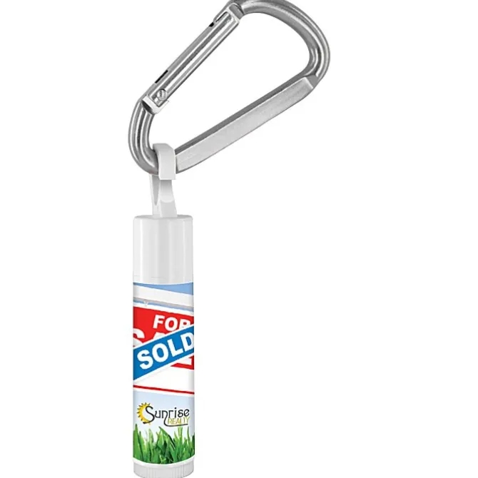 Lip Balm with Carabiner - For Sale