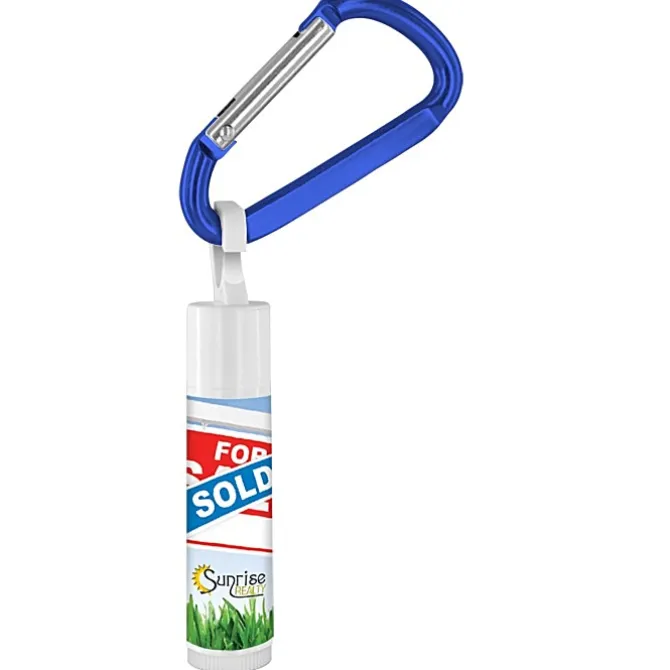 Lip Balm with Carabiner - For Sale - 24 hr