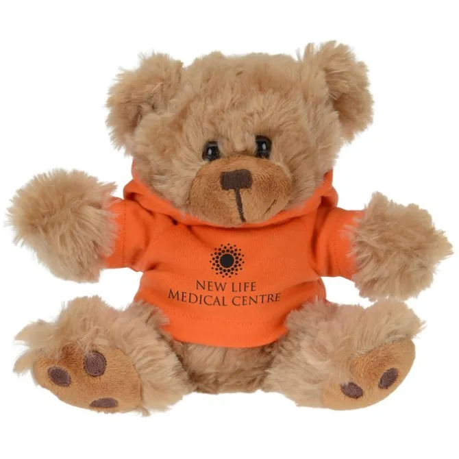 Little Paw Bear with Hoodie - Brown