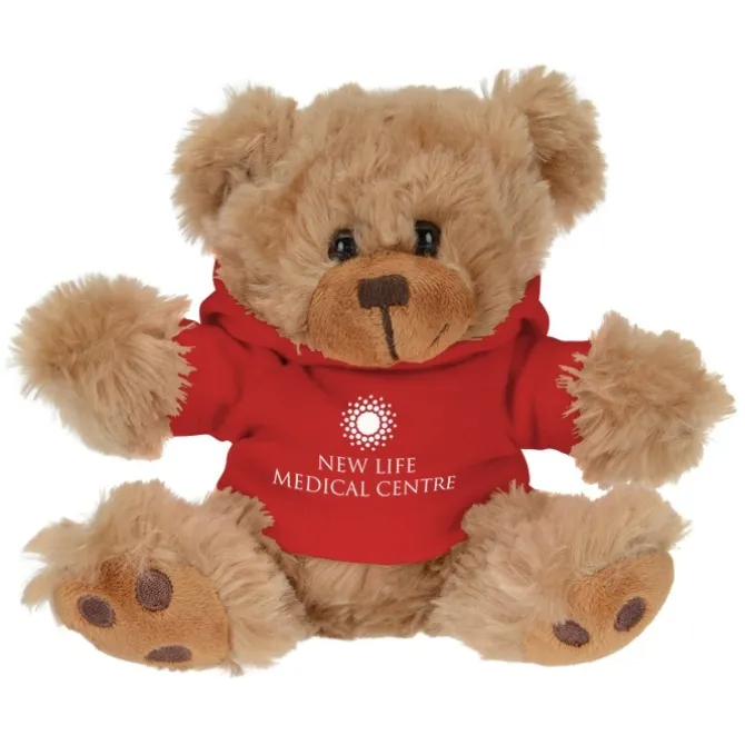 Little Paw Bear with Hoodie - Brown
