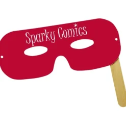 Lone Ranger Mask with Stick - Colors