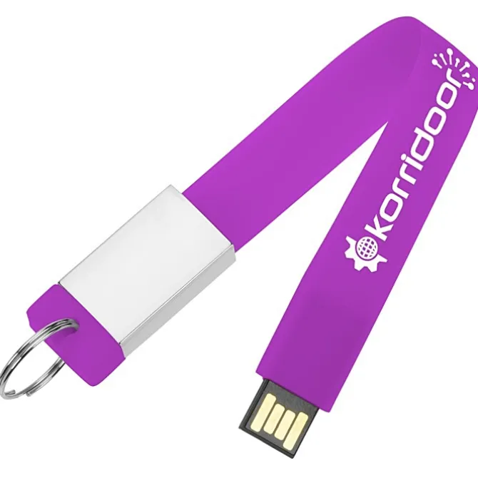 Loop USB Flash Drive Keychain - 4GB