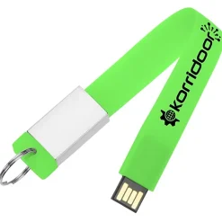 Loop USB Flash Drive Keychain - 4GB