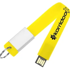 Loop USB Flash Drive Keychain - 4GB