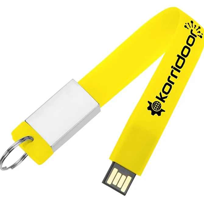 Loop USB Flash Drive Keychain - 4GB