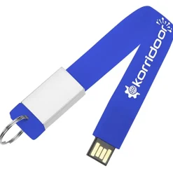 Loop USB Flash Drive Keychain - 4GB