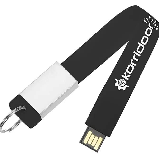 Loop USB Flash Drive Keychain - 4GB