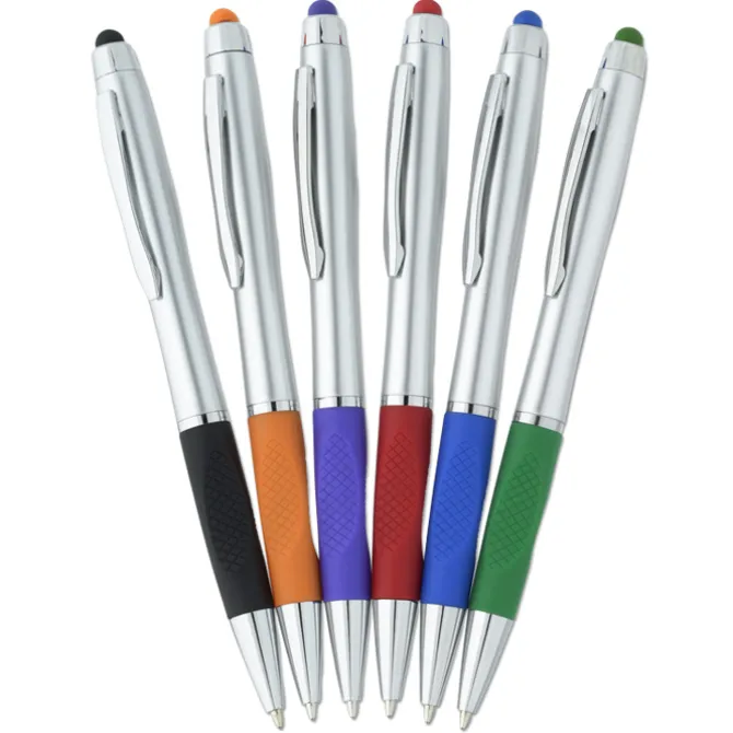 Lory Stylus Twist Pen - Silver - 24 hr