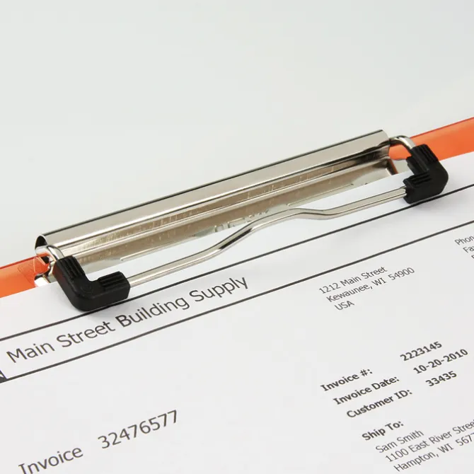 Low Profile Legal Clipboard - Translucent