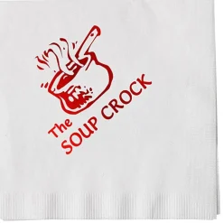 Luncheon Napkin - 1-ply - White - Low Qty - Foil