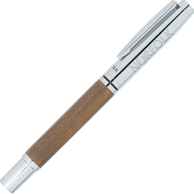 Luxe Walnut Executive Rollerball Metal Pen