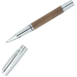Luxe Walnut Executive Rollerball Metal Pen