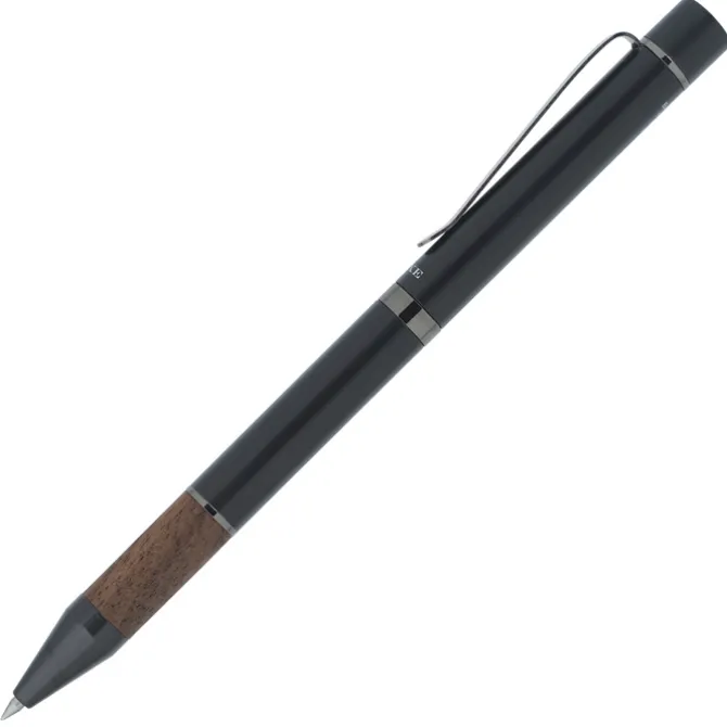 Luxe Walnut Twist Gel Metal Pen