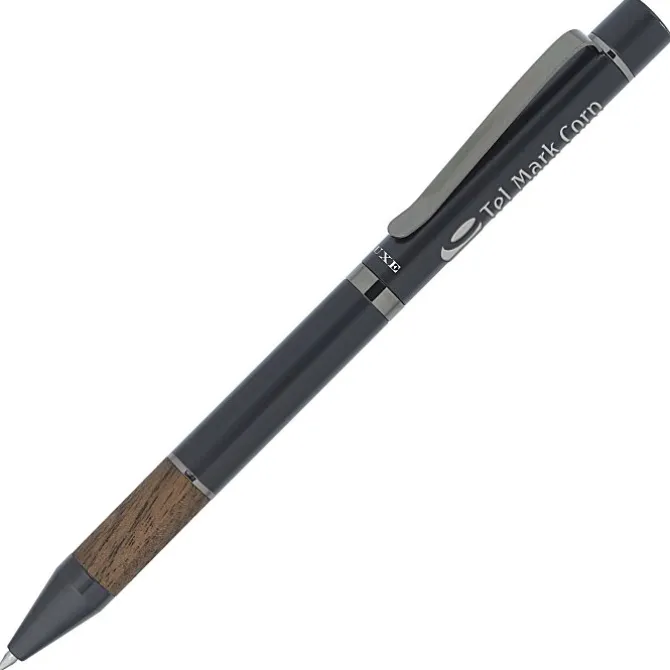 Luxe Walnut Twist Gel Metal Pen