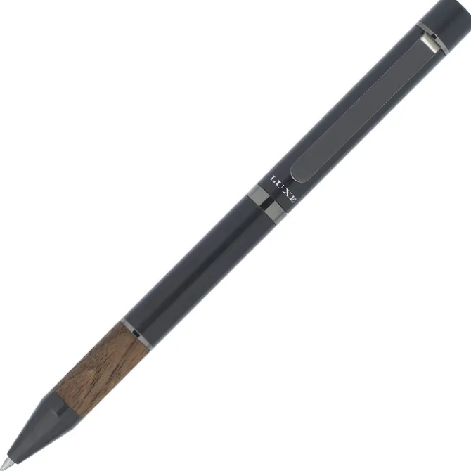 Luxe Walnut Twist Gel Metal Pen
