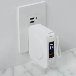 MagClick Wireless Power Bank with Wall Adapter - 10,000 mAh