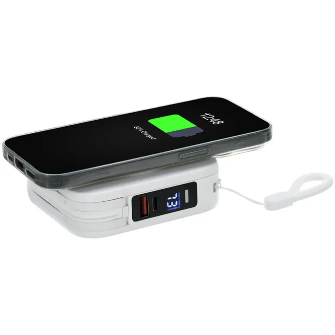 MagClick Wireless Power Bank with Wall Adapter - 10,000 mAh