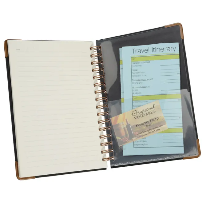Magnolia Woven Paper Hard Cover Notebook