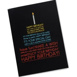 Make a Wish Birthday Greeting Card