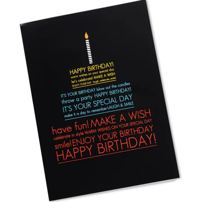Make a Wish Birthday Greeting Card