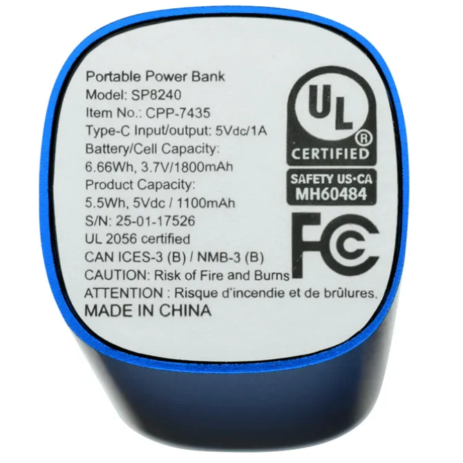 Malibu Power Bank - 1800 mAh