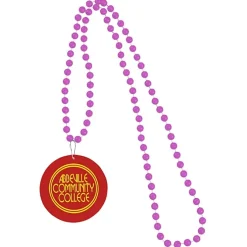 Mardi Gras Beads with Medallion