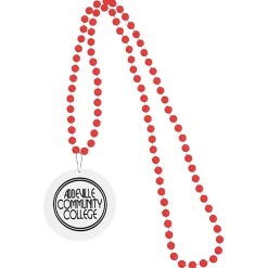 Mardi Gras Beads with Medallion