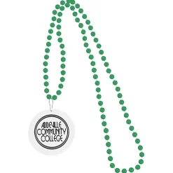 Mardi Gras Beads with Medallion