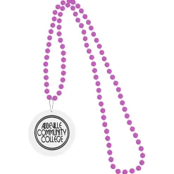 Mardi Gras Beads with Medallion