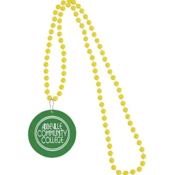 Mardi Gras Beads with Medallion