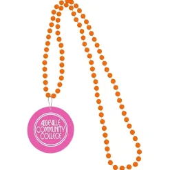 Mardi Gras Beads with Medallion