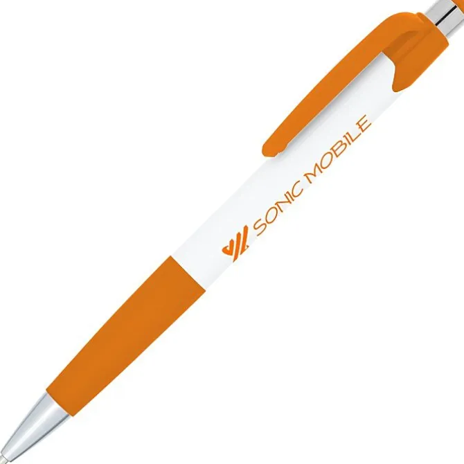 Mardi Gras Pen - White