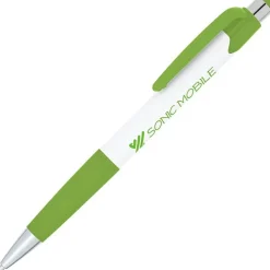 Mardi Gras Pen - White