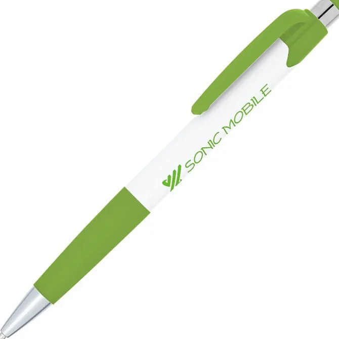 Mardi Gras Pen - White