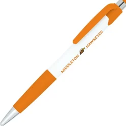 Mardi Gras Pen - White - Full Color